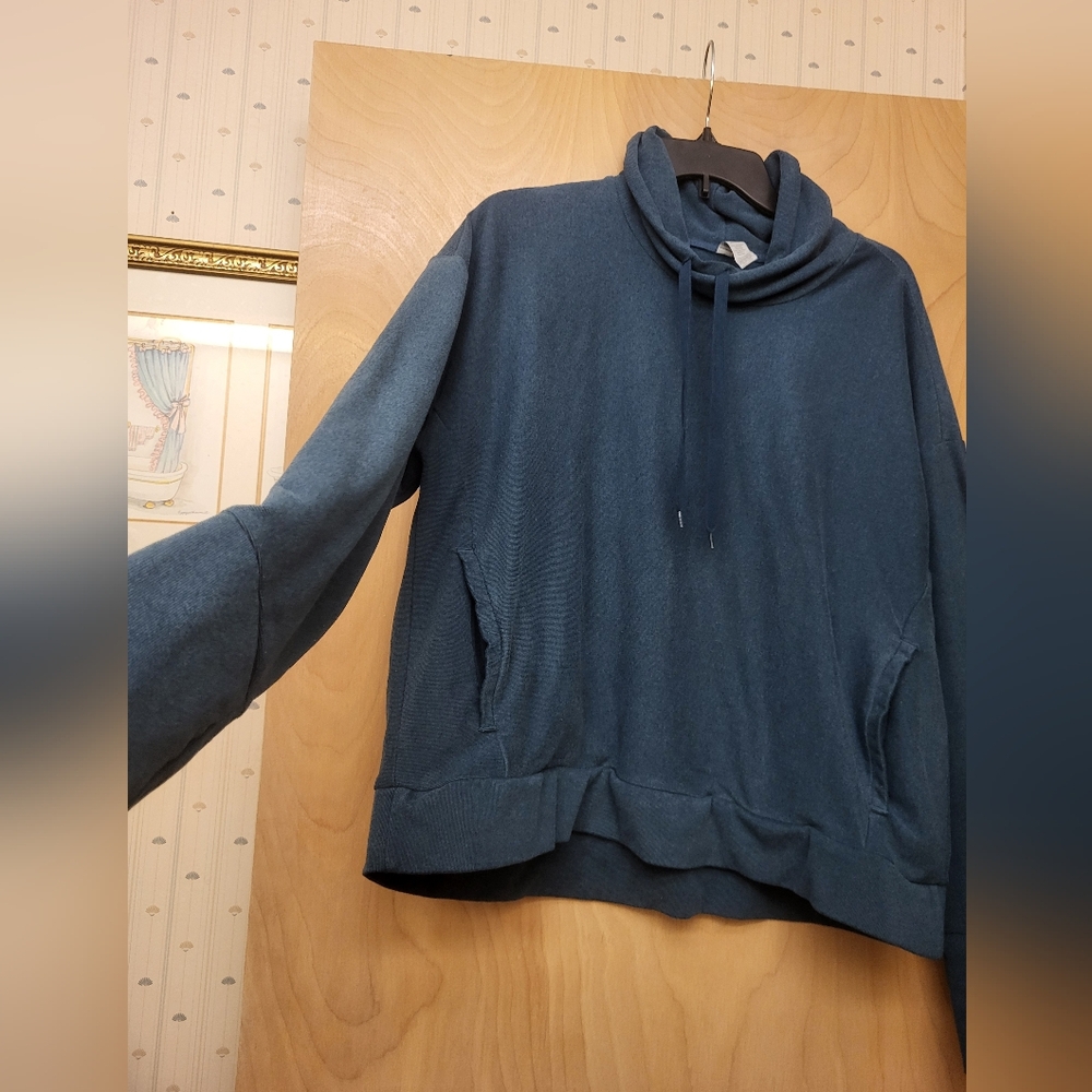 Blue Navy Royal Blue RBX Pullover Hoodie Sweater XL